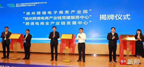扬州软件和信息服务外包大会成功举办，广陵区国家电子商务示范基地正式揭牌